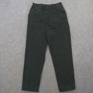 Ksubi Pants Trousers Womens 28 Black Chinos Tapered Wide Leg Streetwear